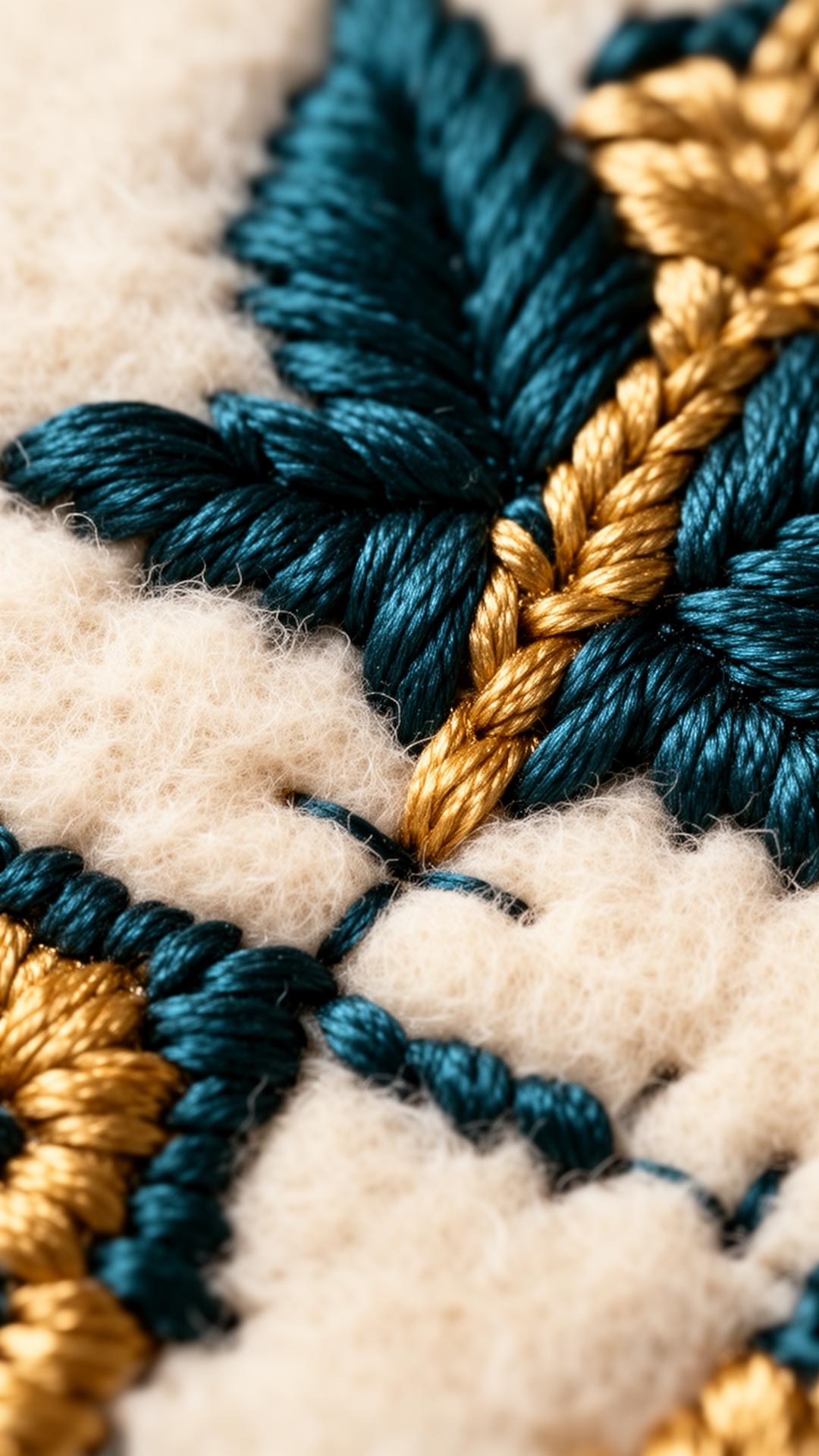 Embroidered Wool Bomber